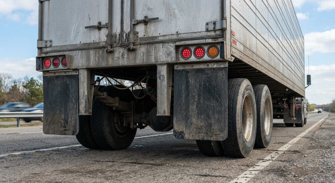 A 53-foot dry van trailer